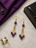 Magnetic Plum Earrings