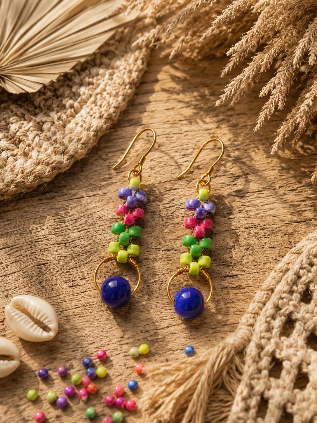 Sun-kissed Kaleidoscope Earrings