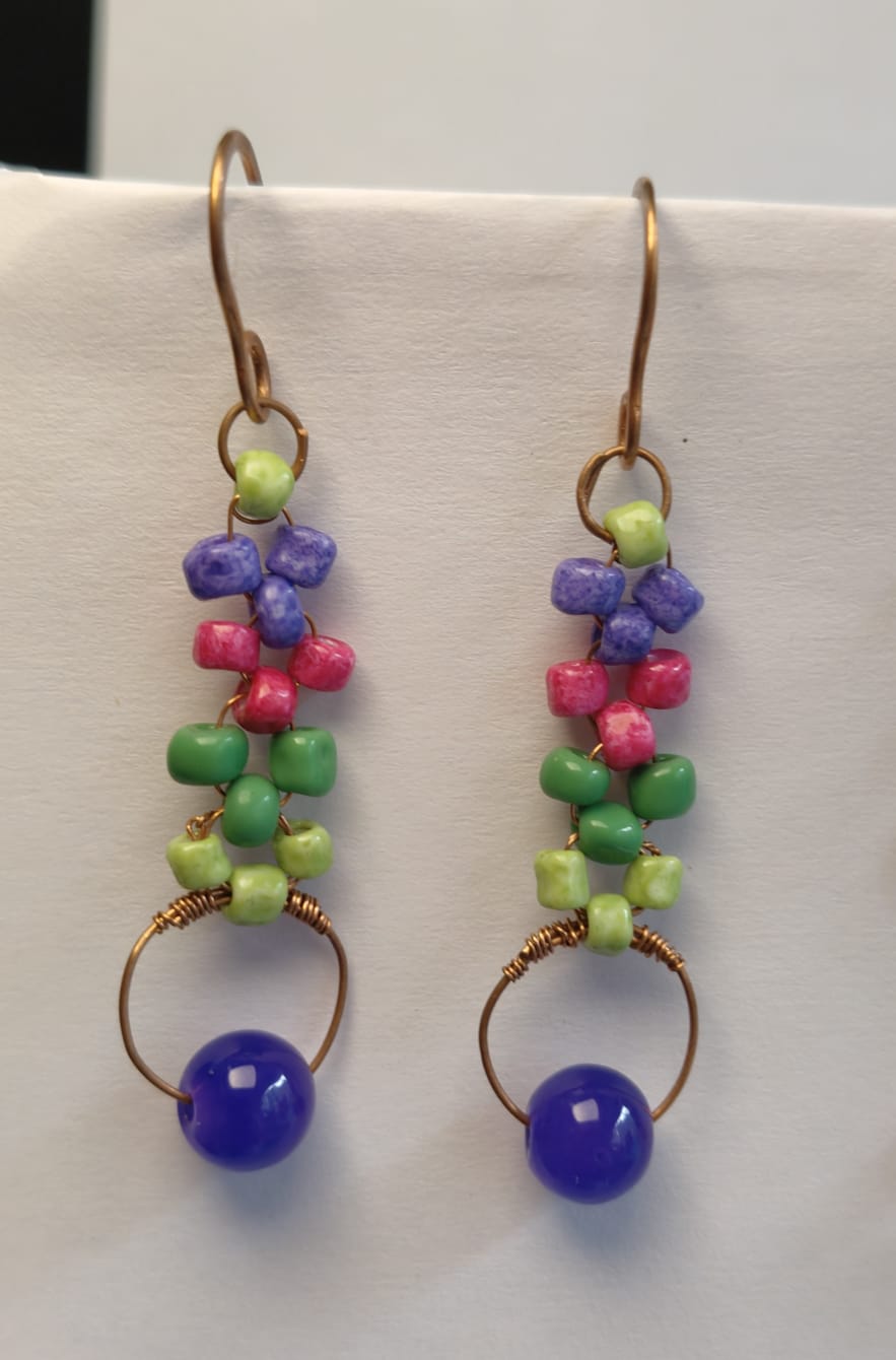 Sun-kissed Kaleidoscope Earrings