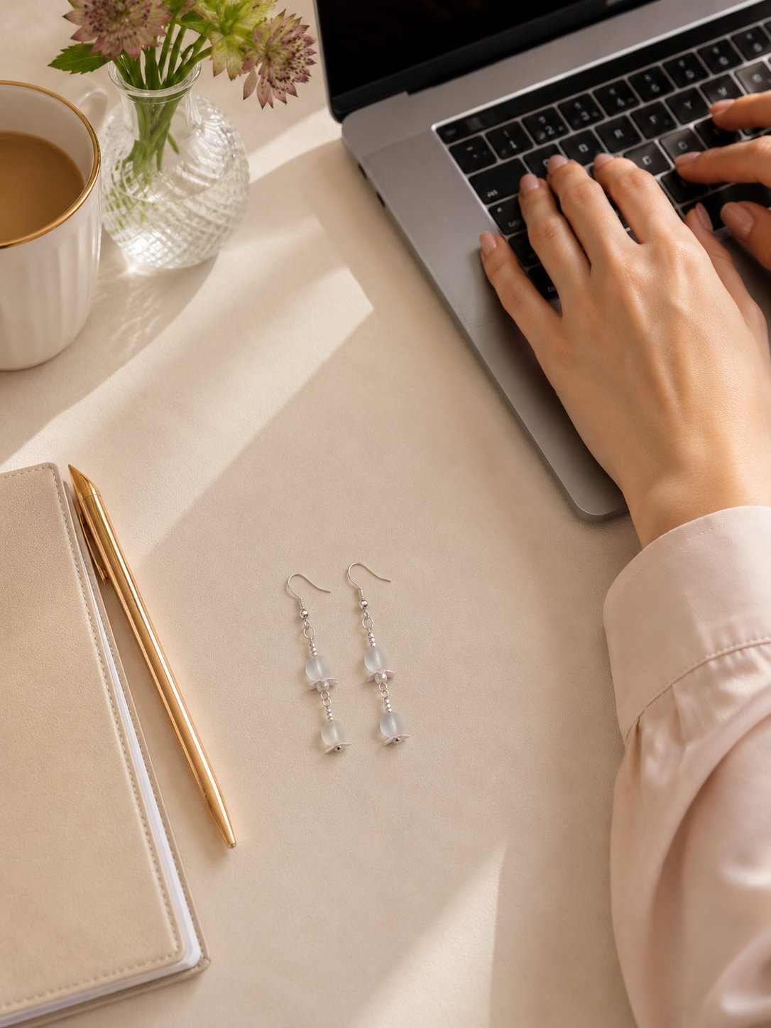 Filigree Dove Earrings