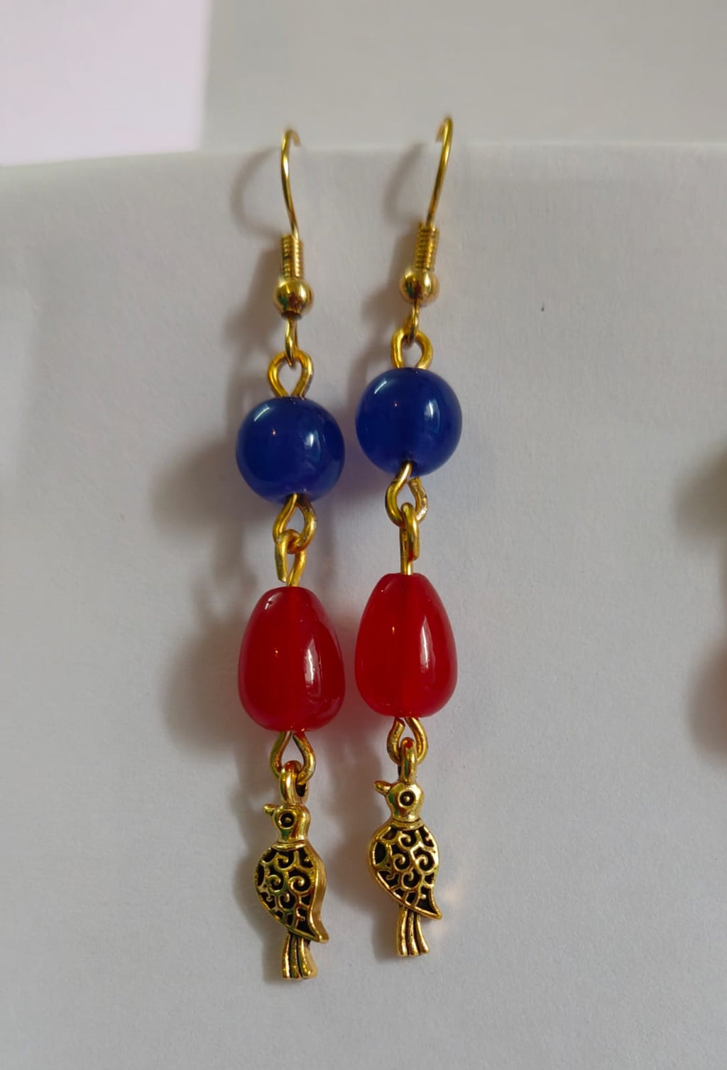 Silk-touch Bird Earrings