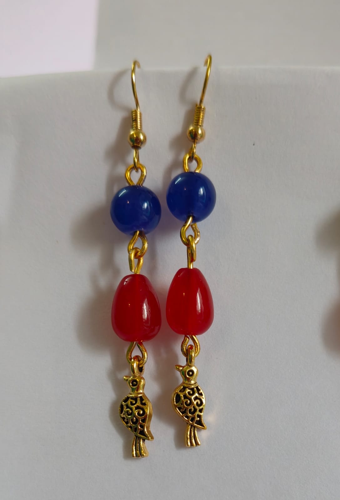 Silk-touch Bird Earrings