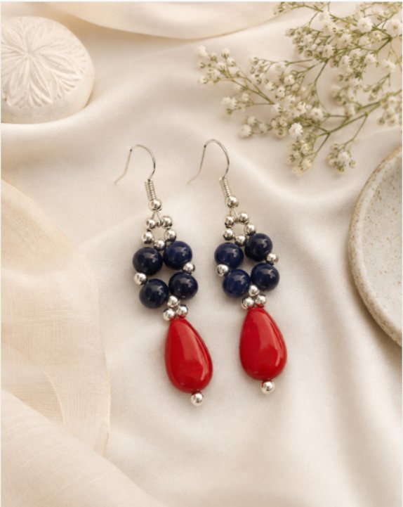 Majestic Scarlet Earrings