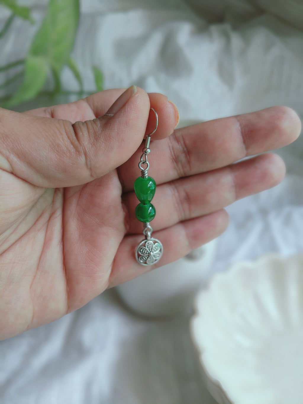Bold Green Earrings