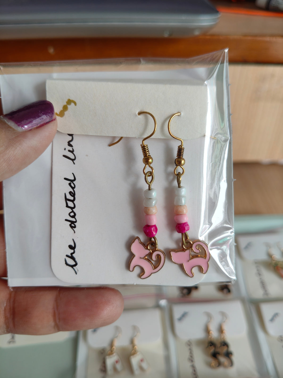 Playful Kitty Earrings