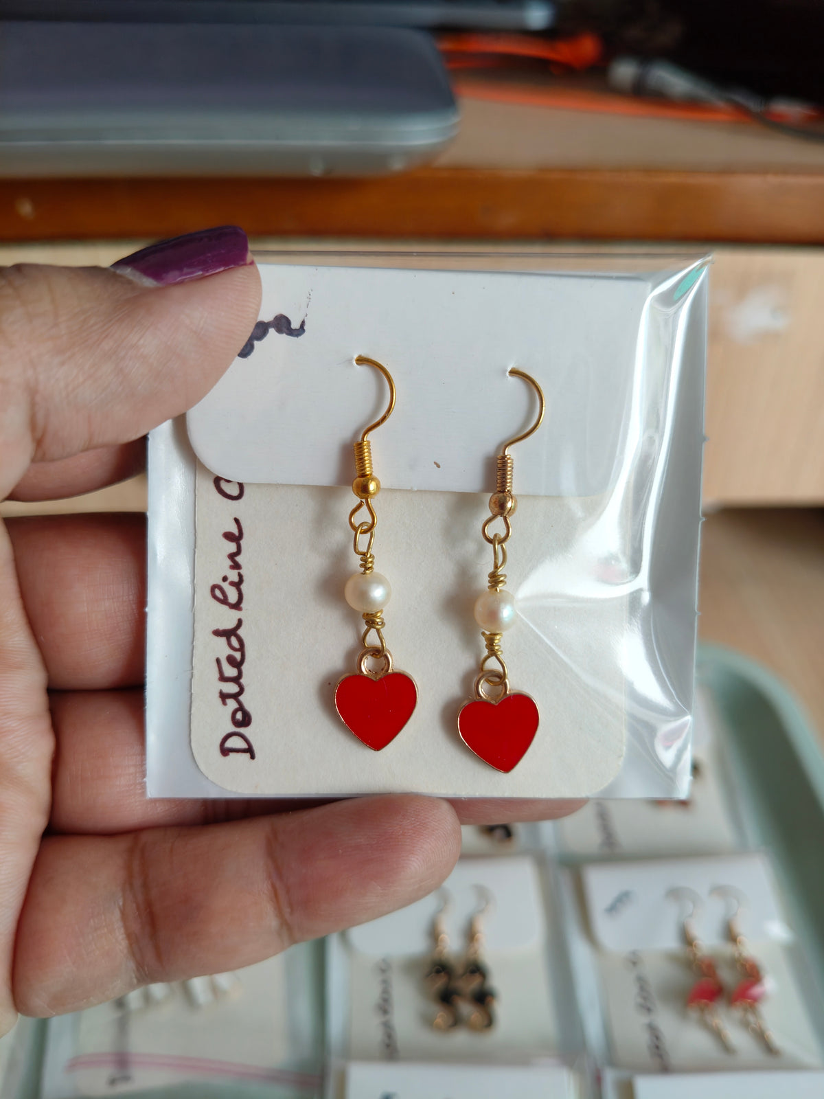 Simple Heart Earrings