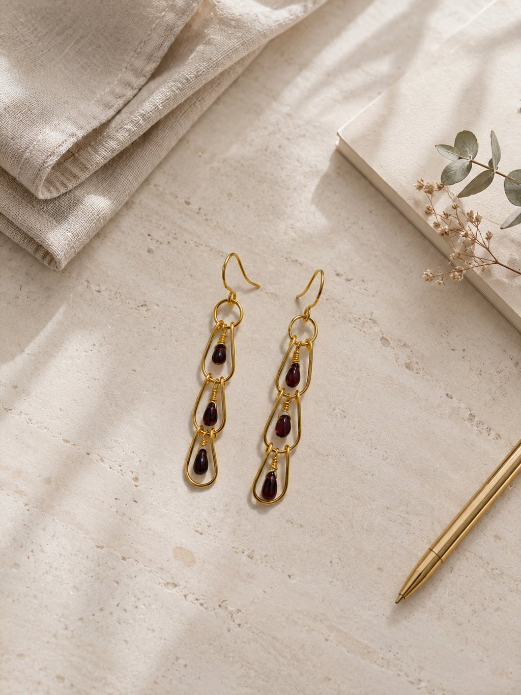 Tranquil Mahogany Earrings
