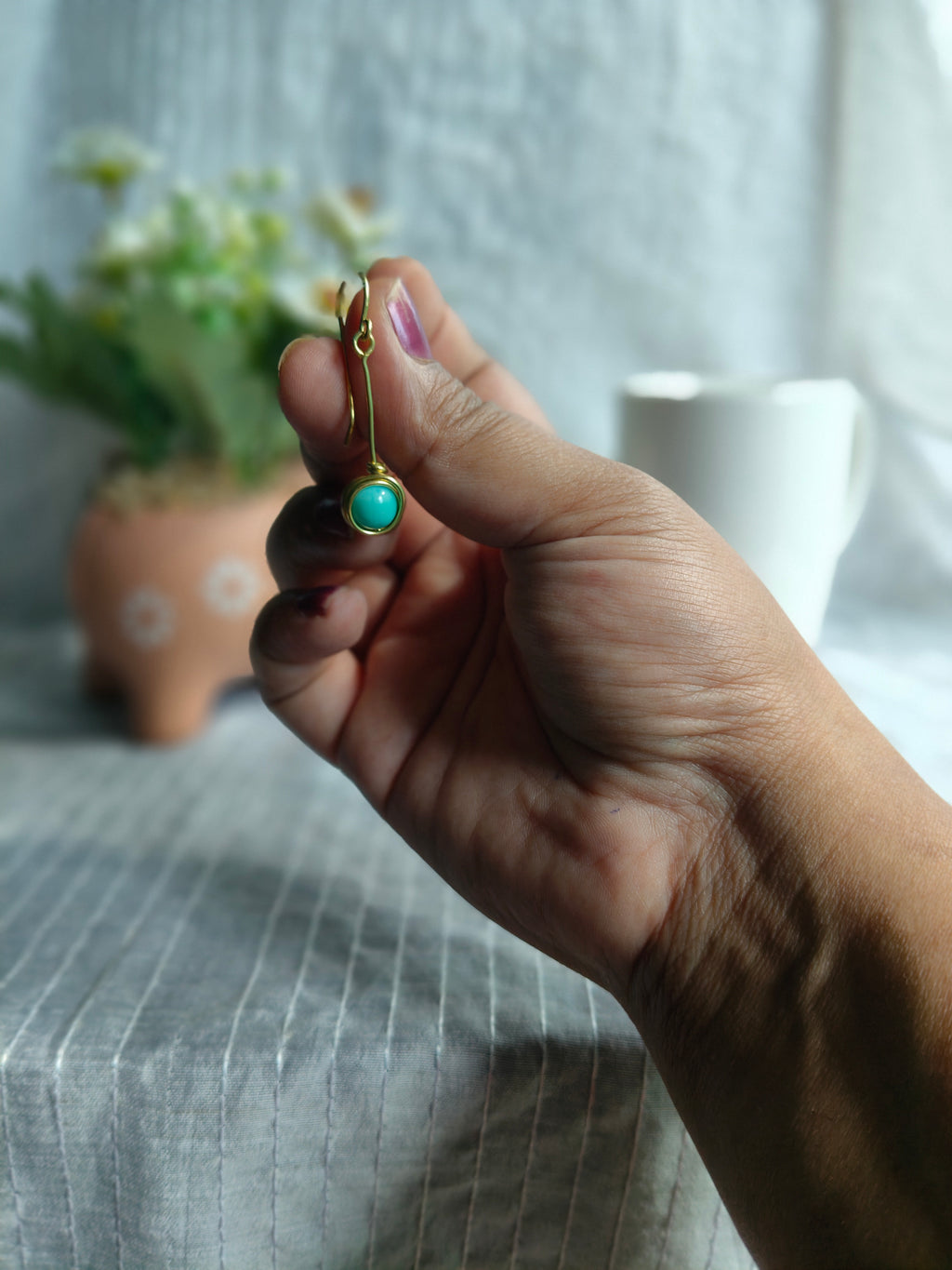 Tranquil Ceramic Earrings