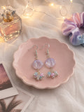 Glimmer Denim Earrings