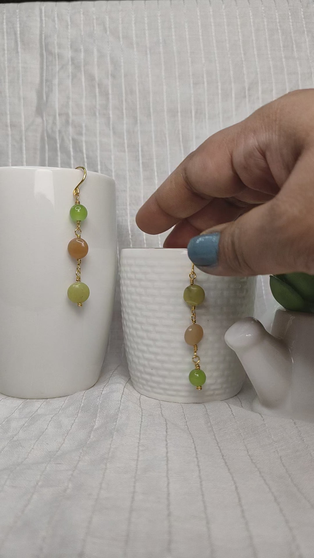 Asymmetric Meadow Earrings