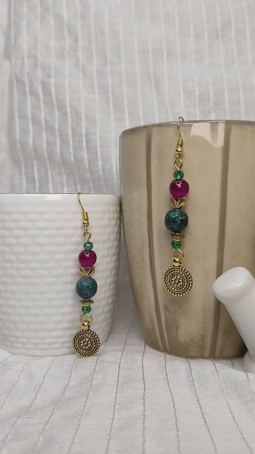 Ornate Rainbow Earrings