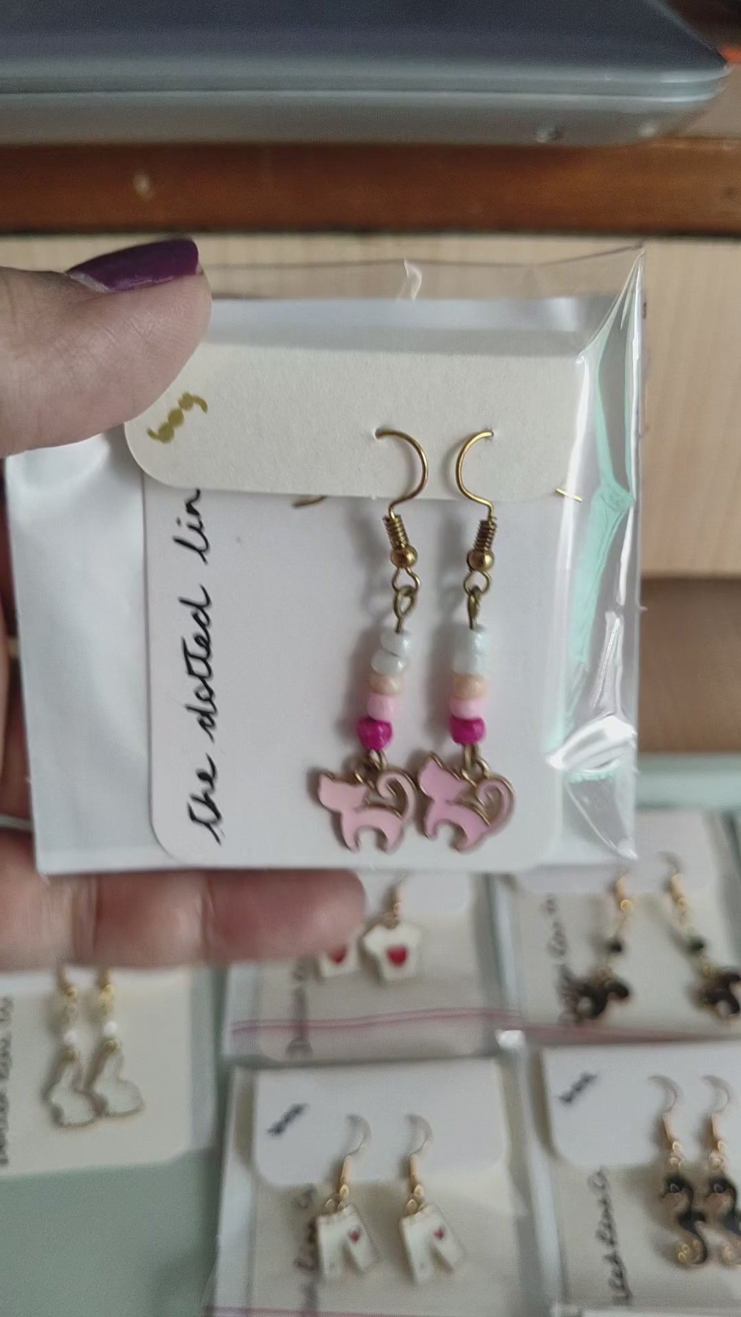 Playful Kitty Earrings