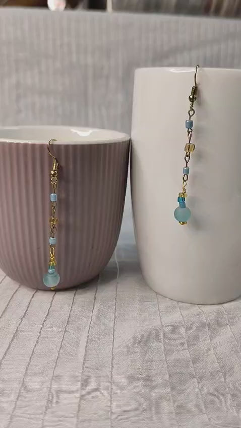 Dainty Seafoam Earrings