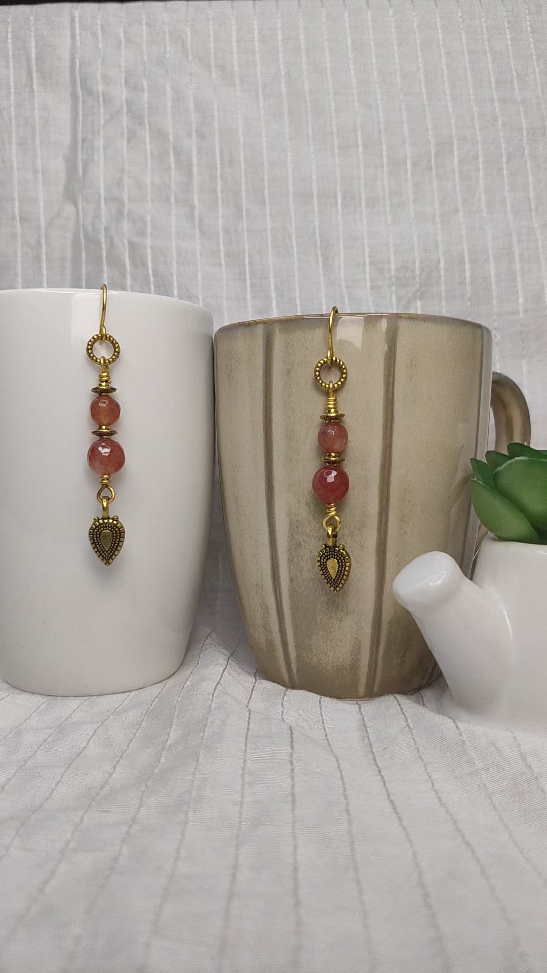 Radiant Amber Earrings