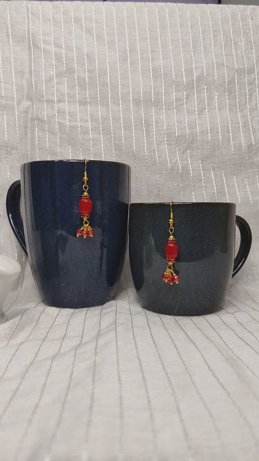 Divine Crimson Earrings