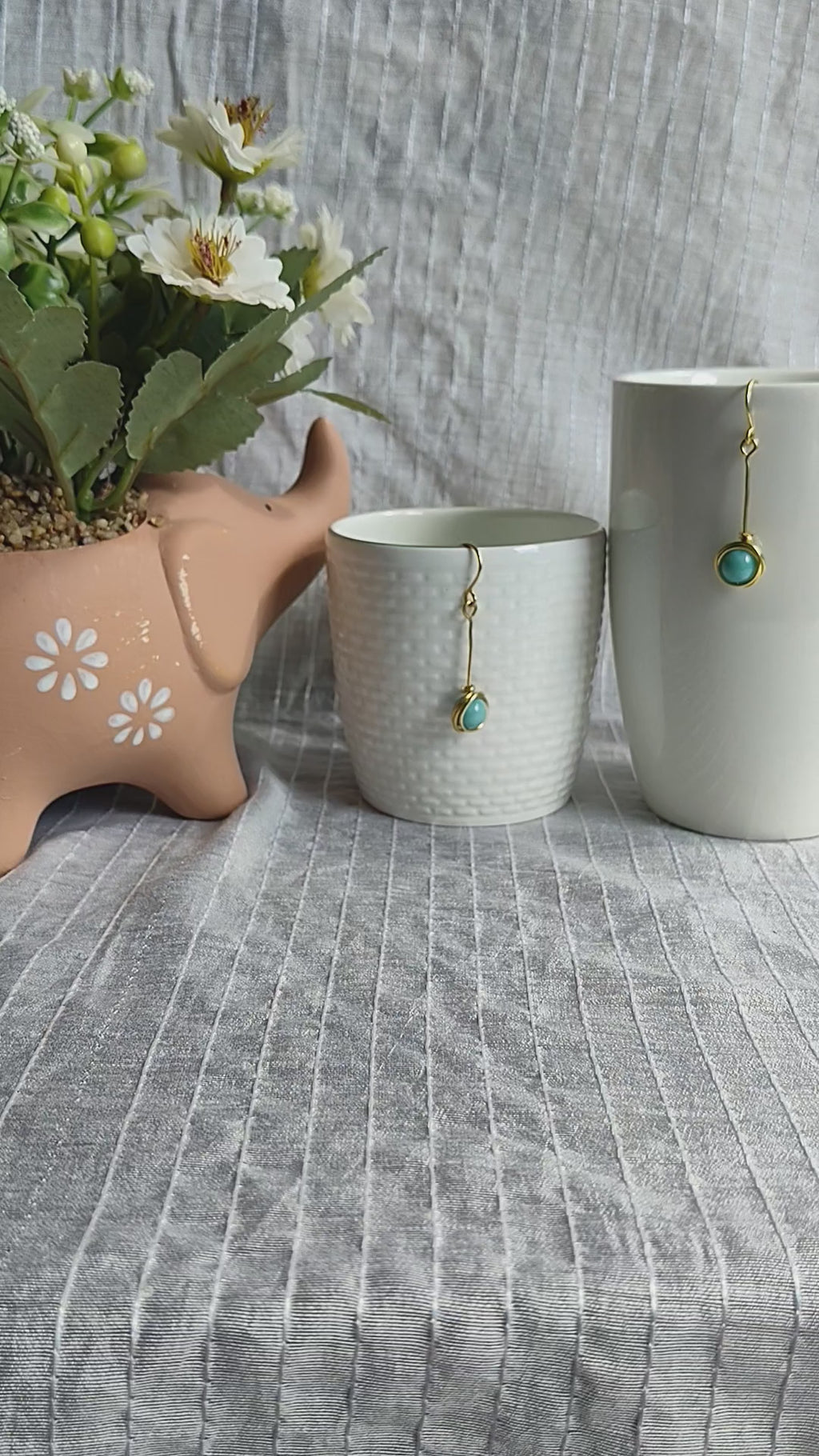 Tranquil Ceramic Earrings