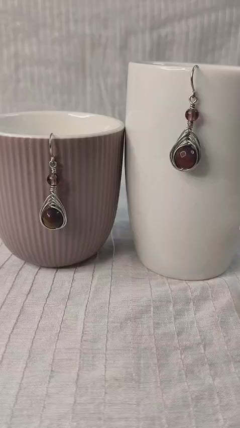 Serene Iris Earrings