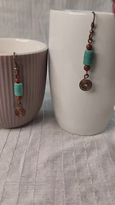 Free-spirited Turquoise Earrings