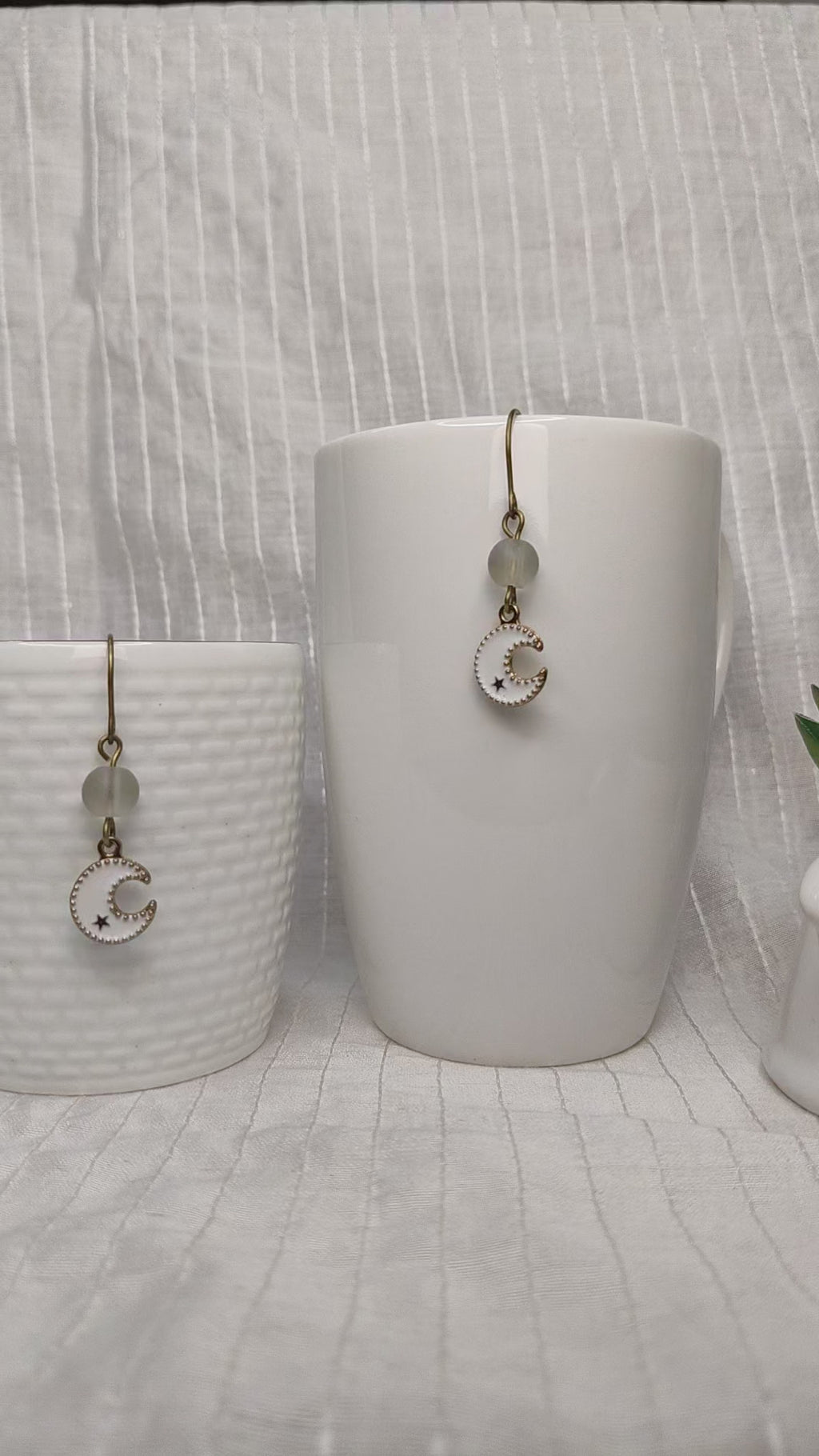 Shimmering Moon Earrings