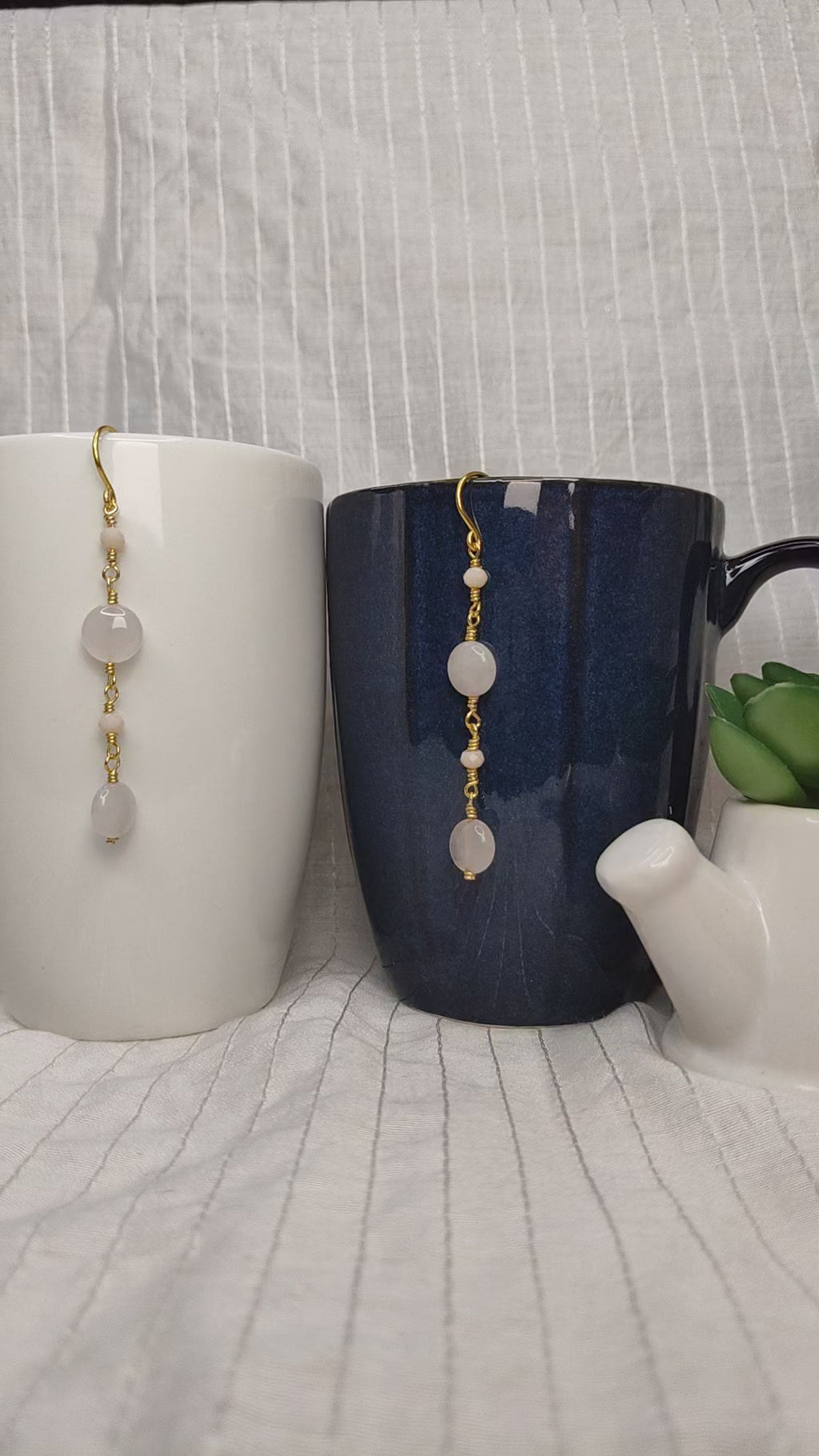Silken Roseate Earrings