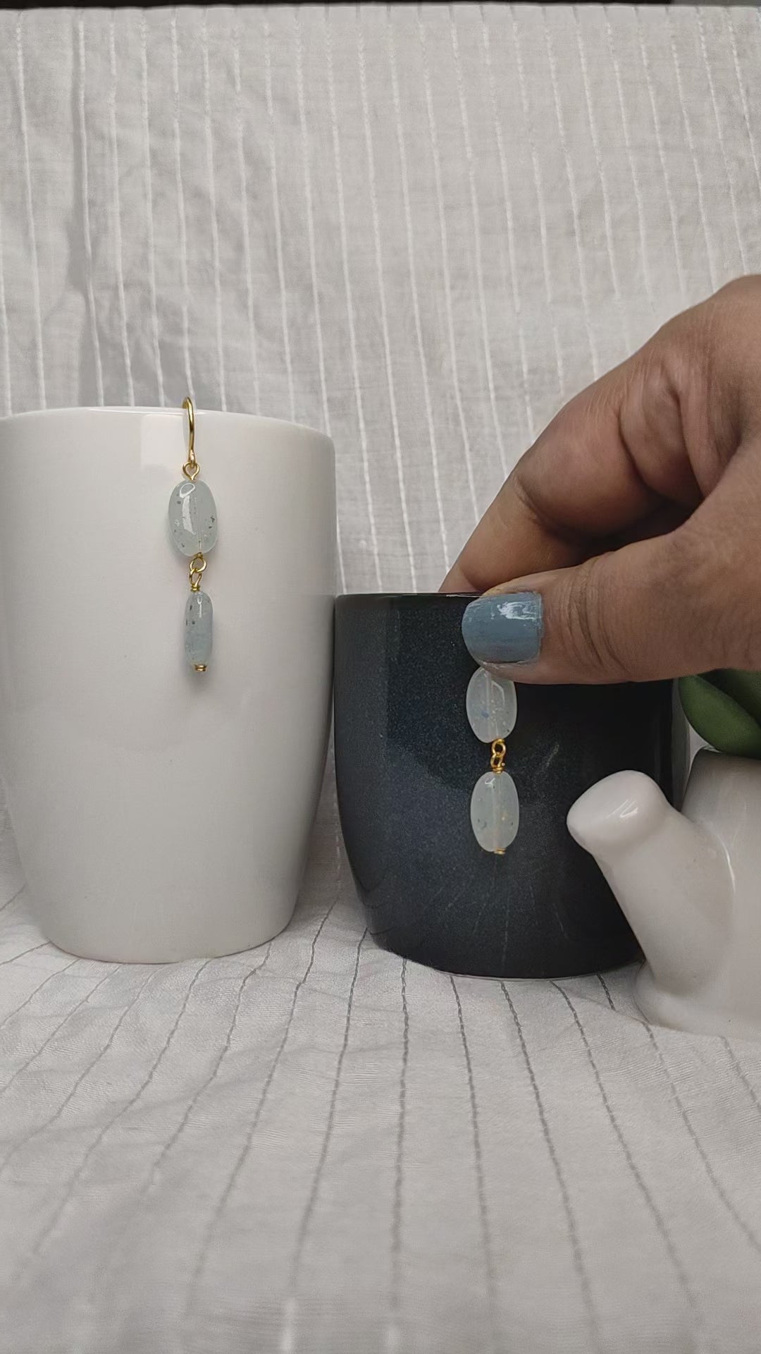 Serene Frost Earrings