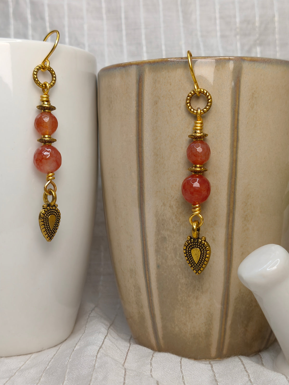 Radiant Amber Earrings