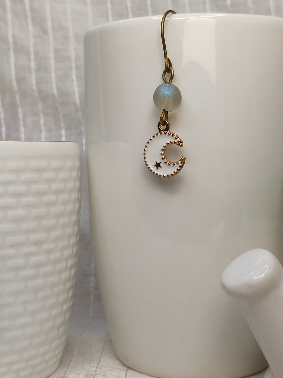 Shimmering Moon Earrings