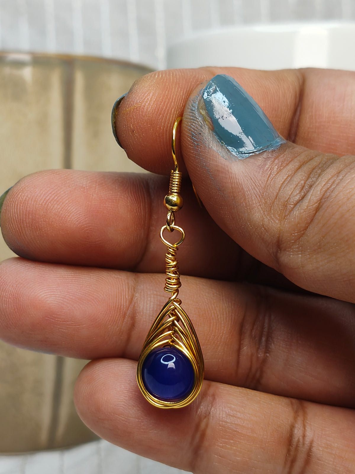 Regal Blue Earrings