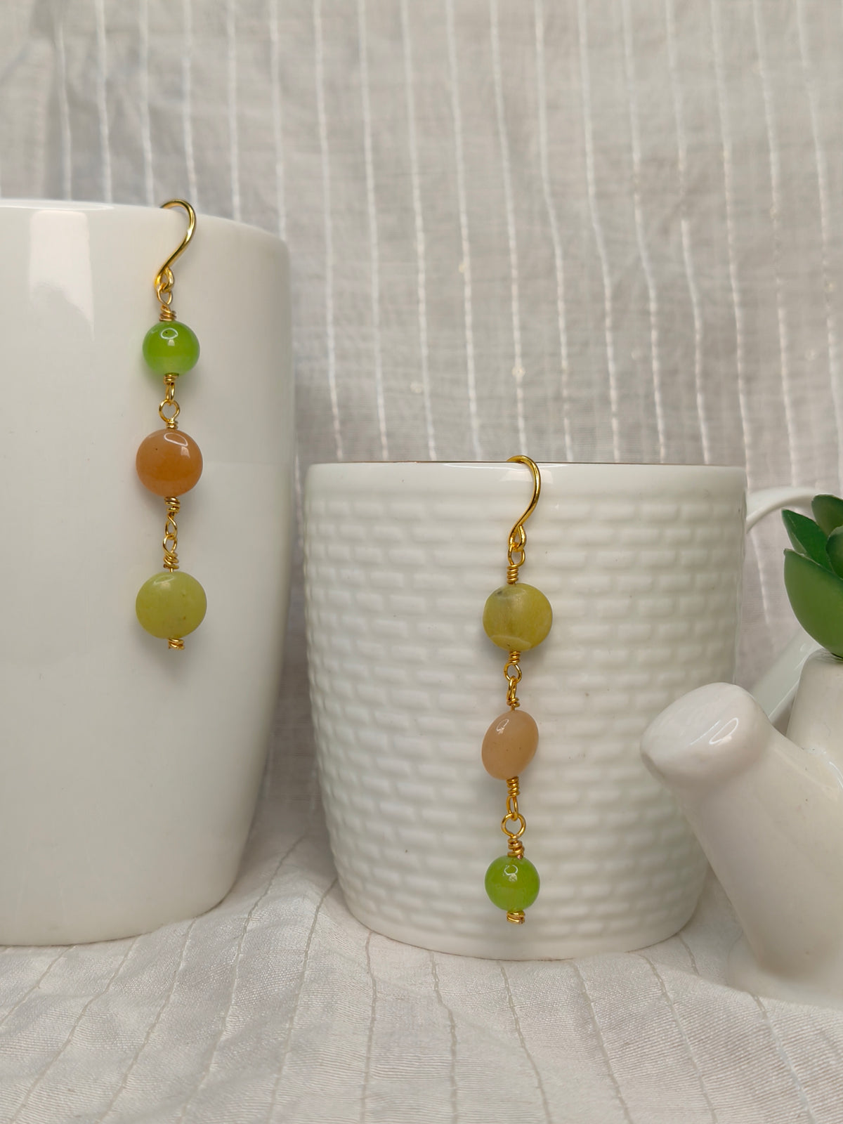 Asymmetric Meadow Earrings