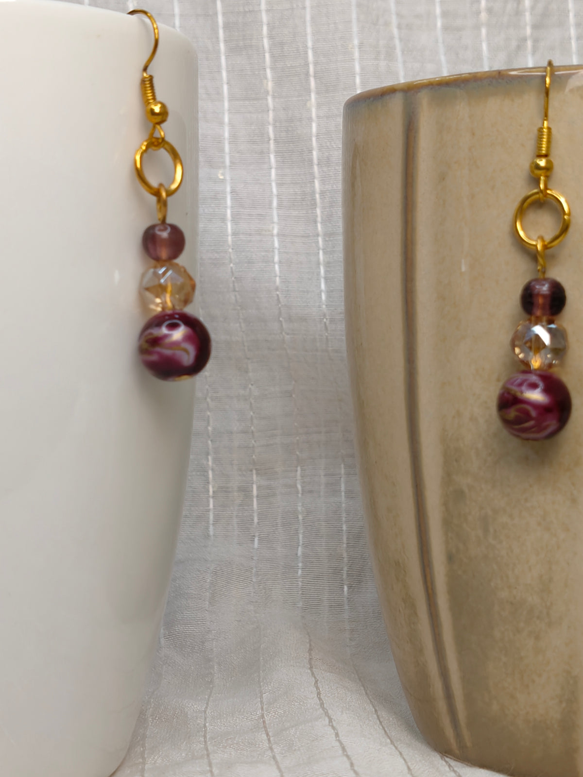 Elegant Garnet Earrings