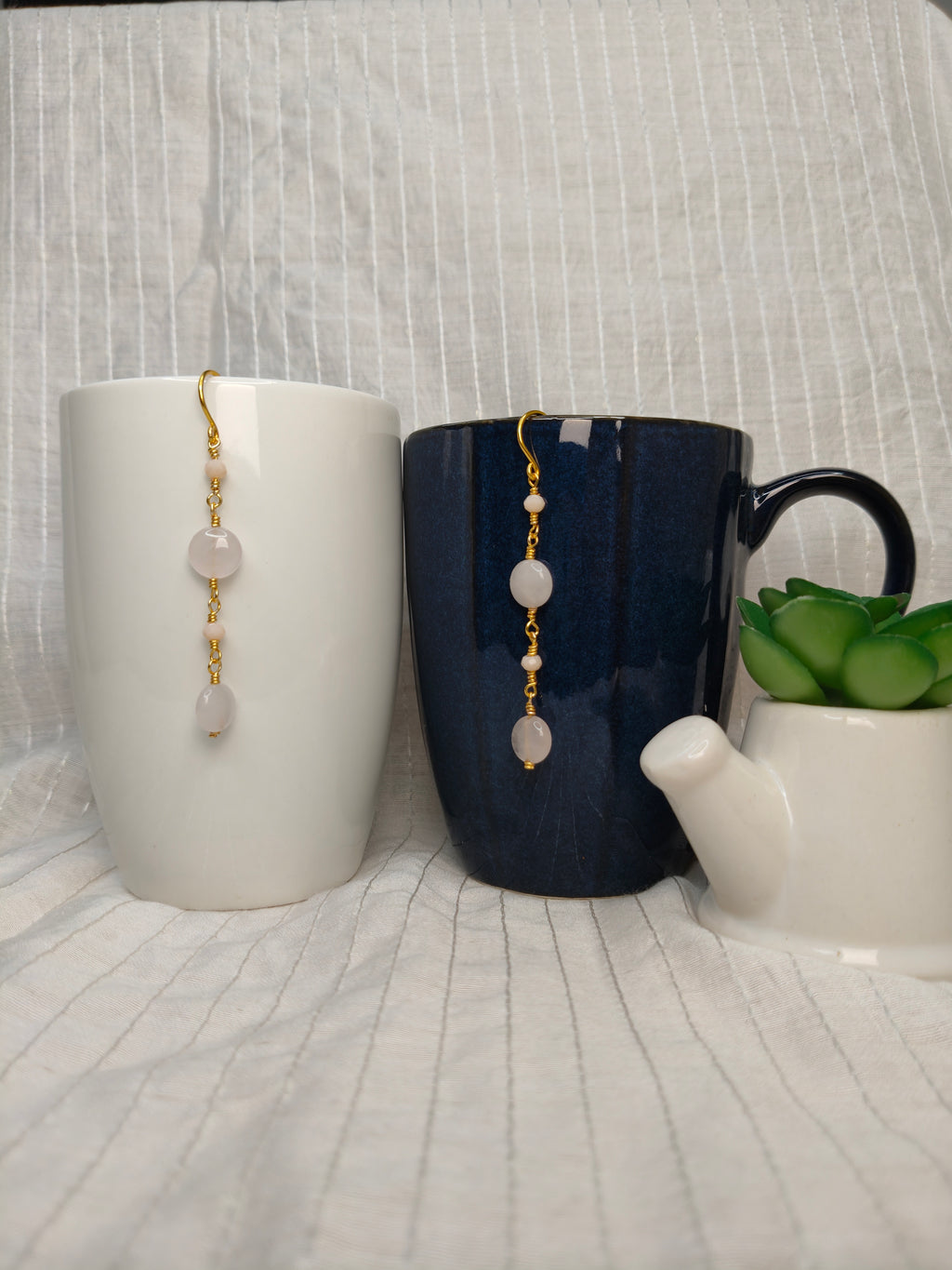 Silken Roseate Earrings