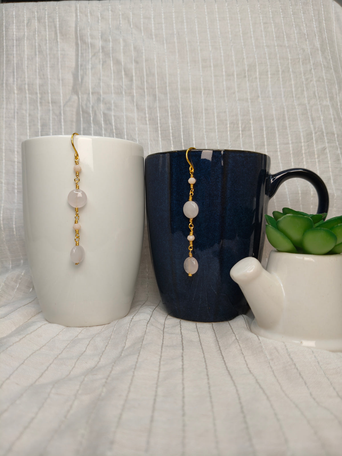 Silken Roseate Earrings
