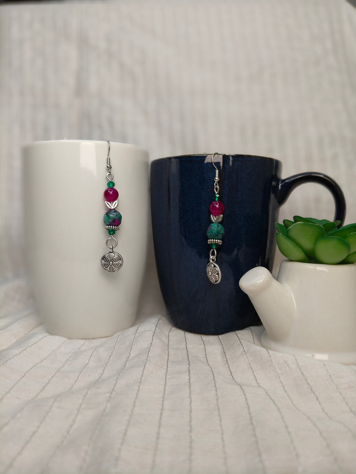 Rani Green Earrings