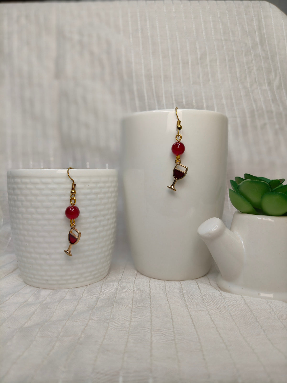 Scarlet Cheer Earrings