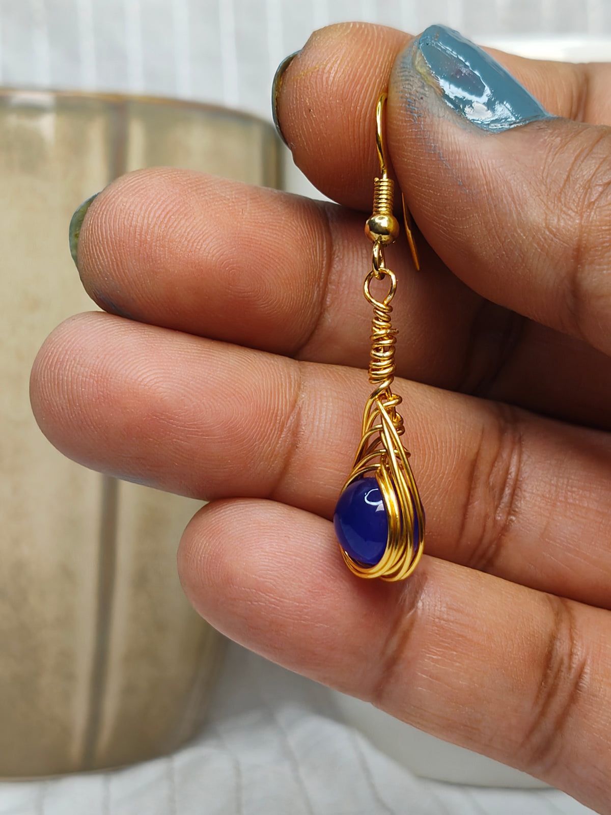Regal Blue Earrings