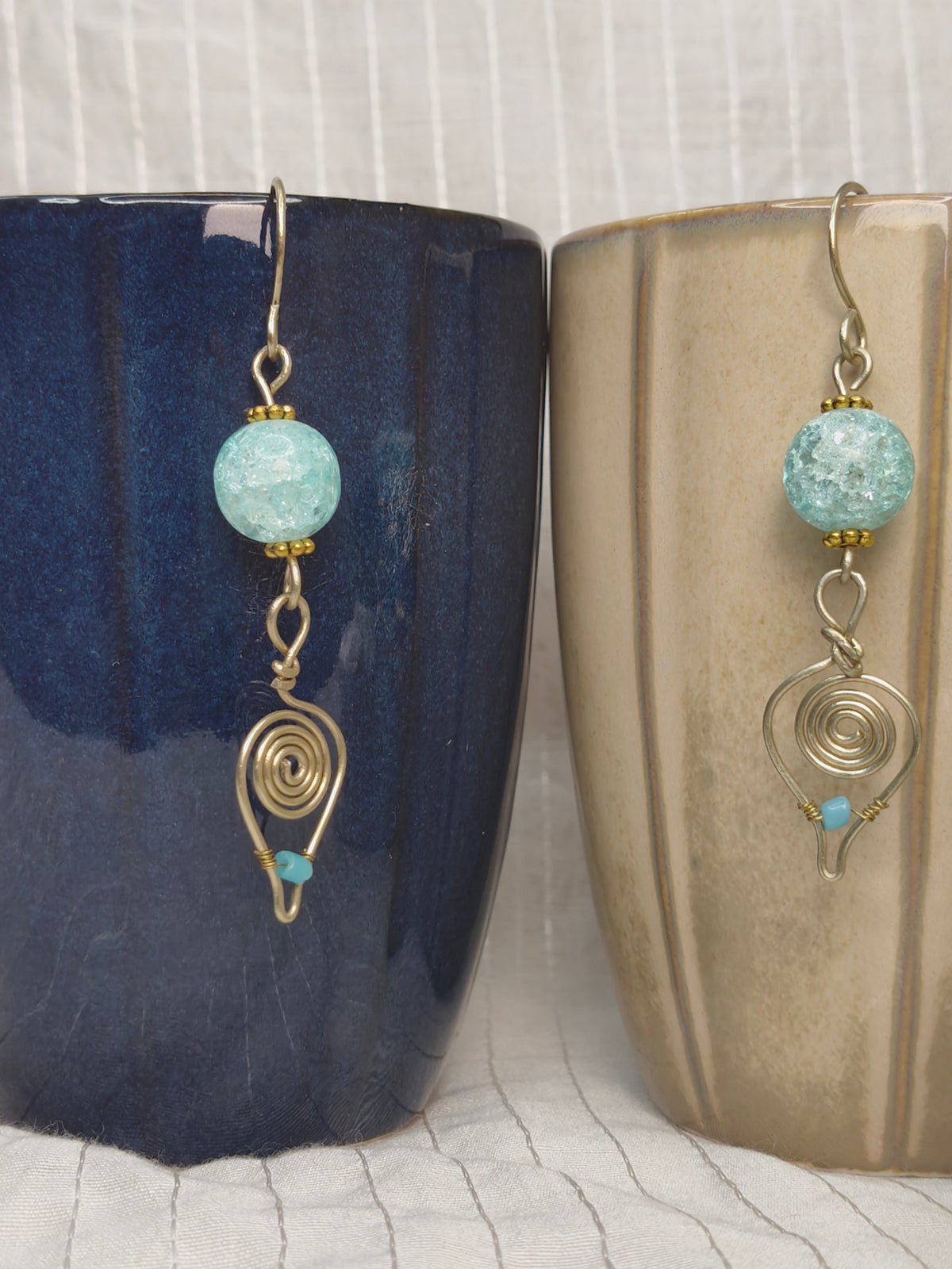 Curious Aqua Earrings