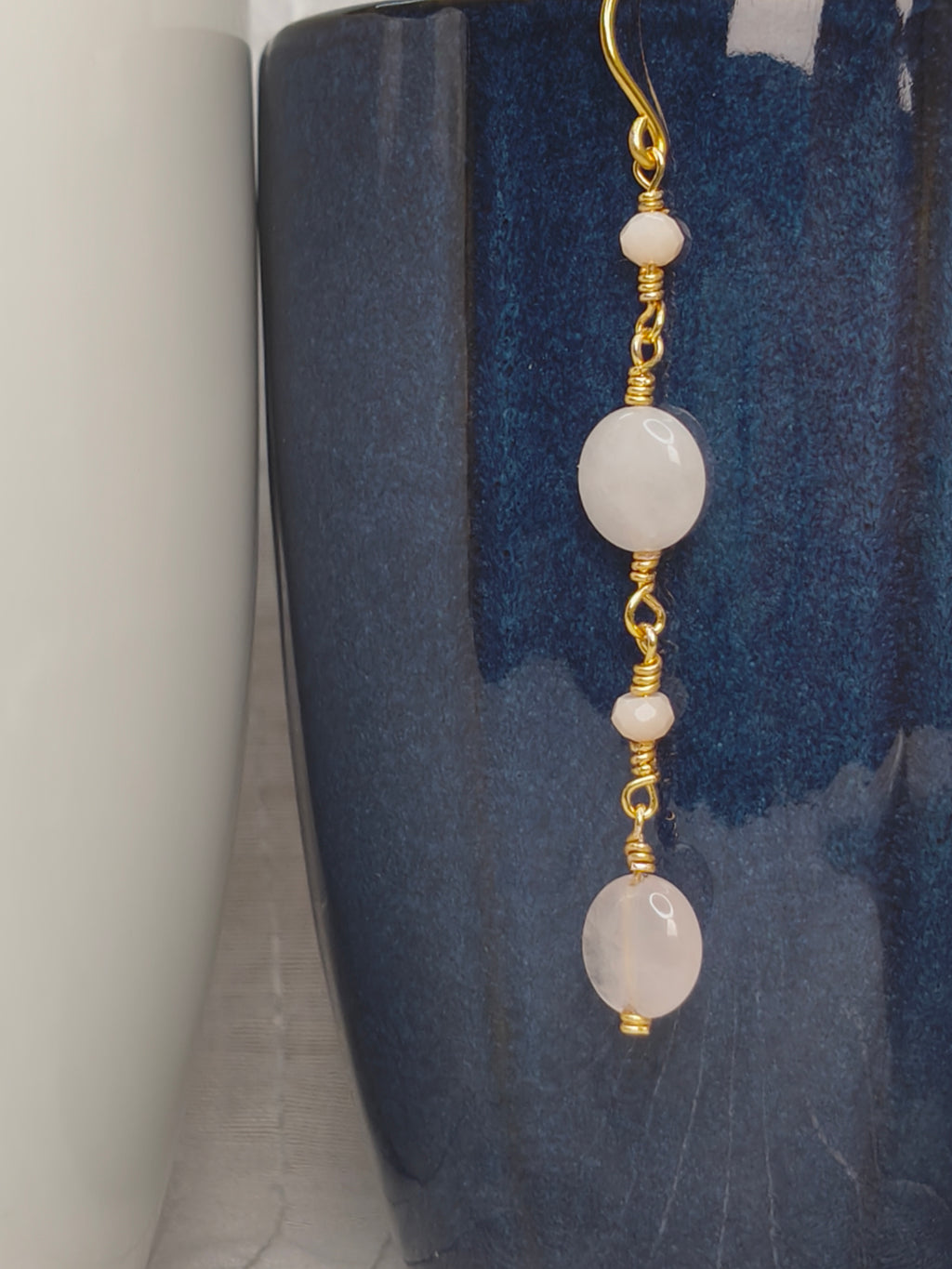 Silken Roseate Earrings