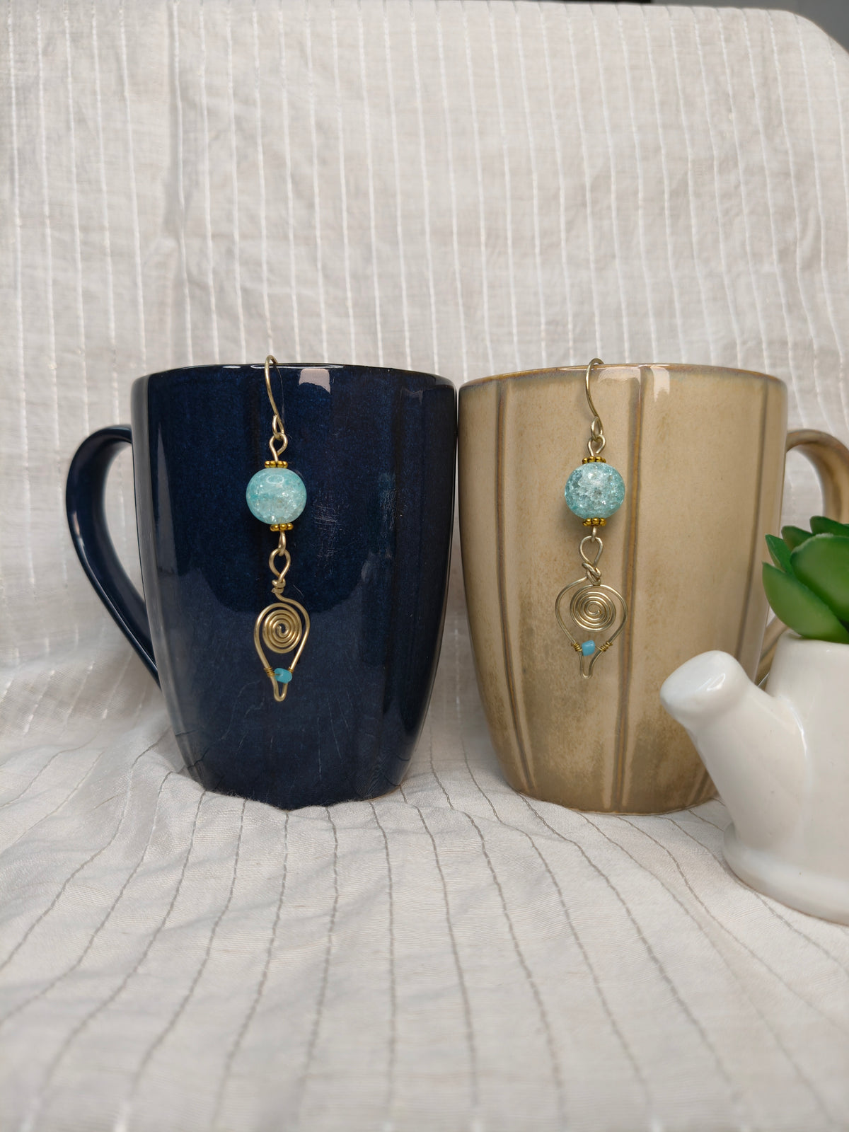 Curious Aqua Earrings