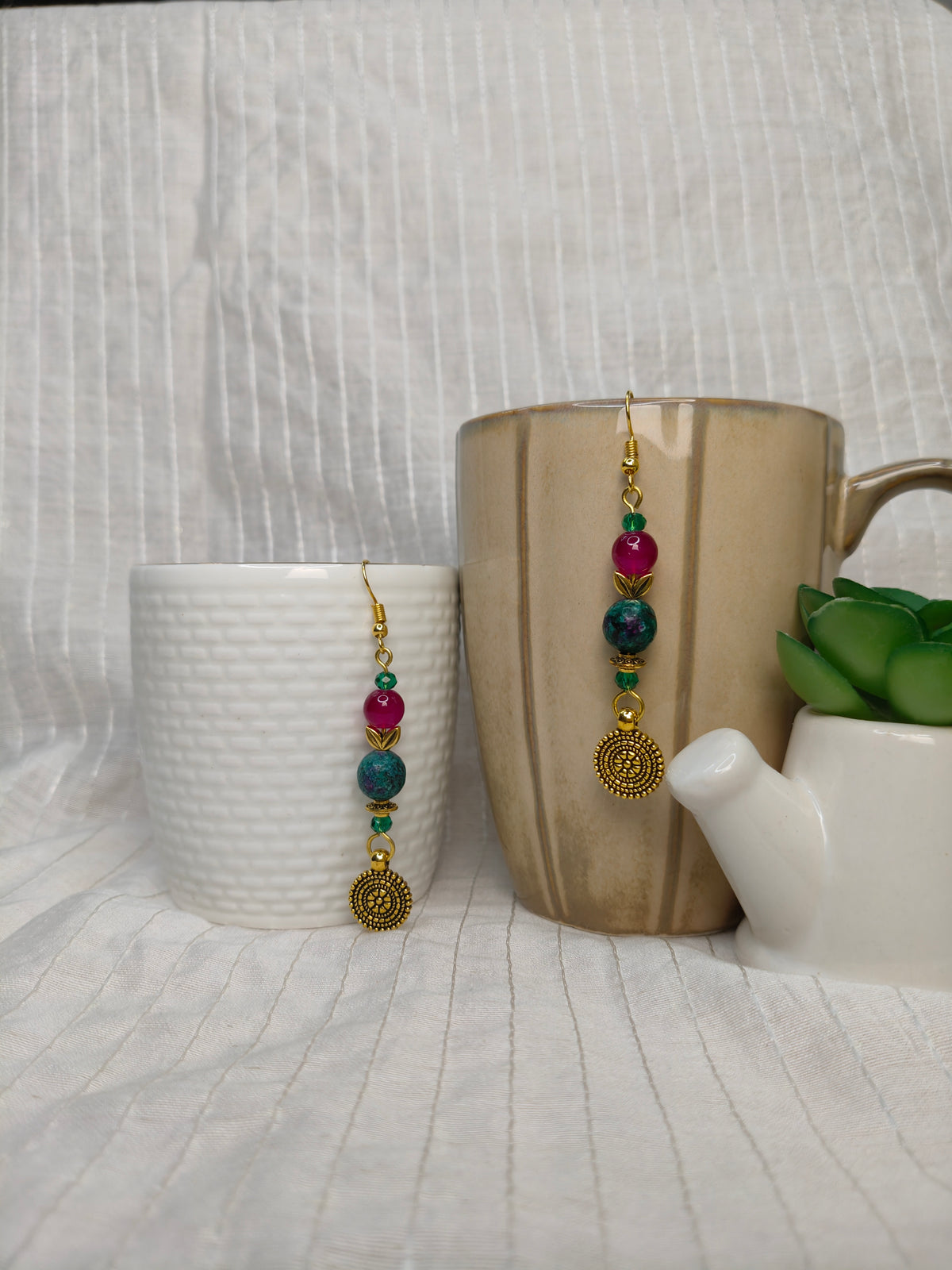 Ornate Rainbow Earrings