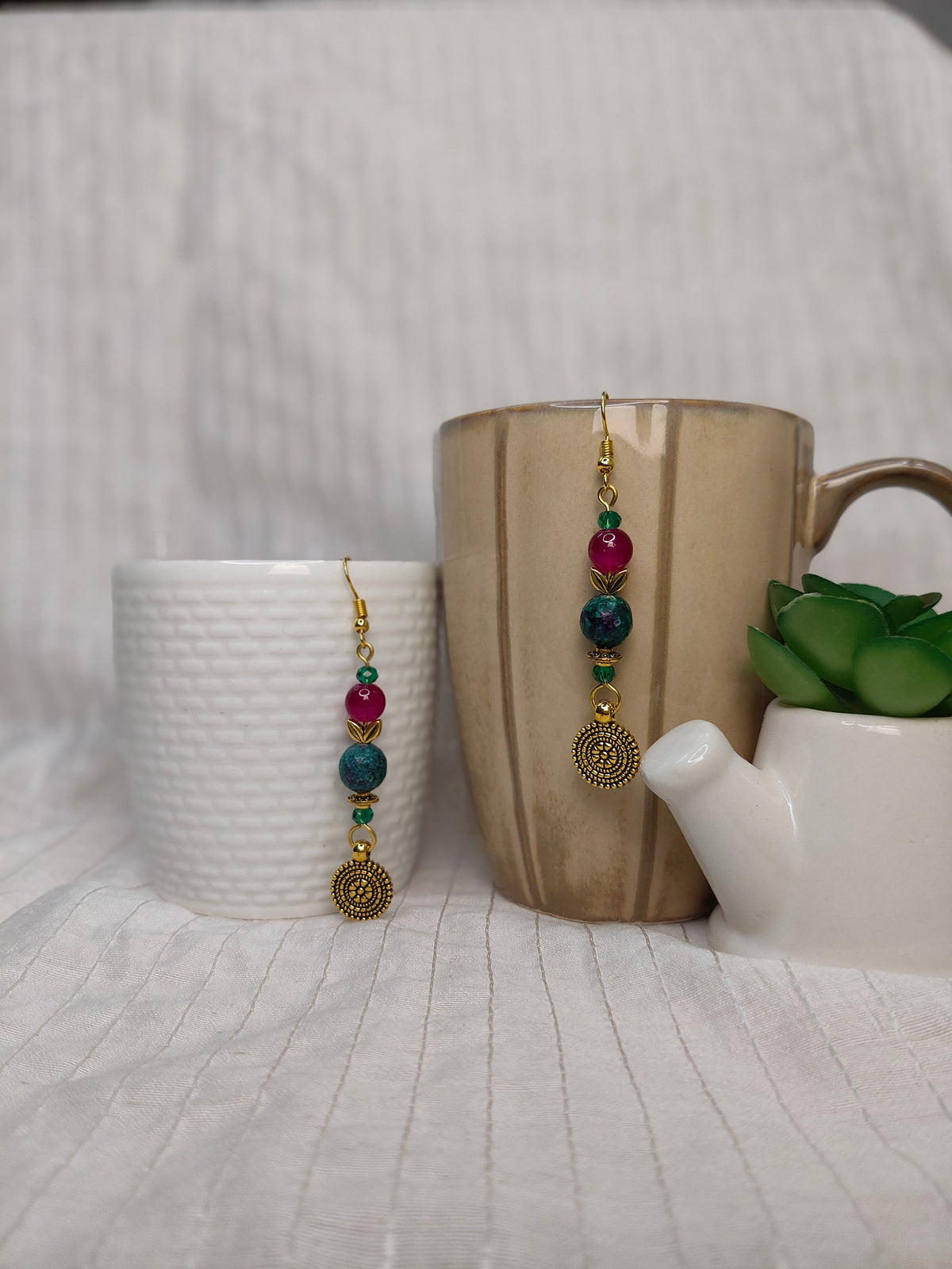 Ornate Rainbow Earrings