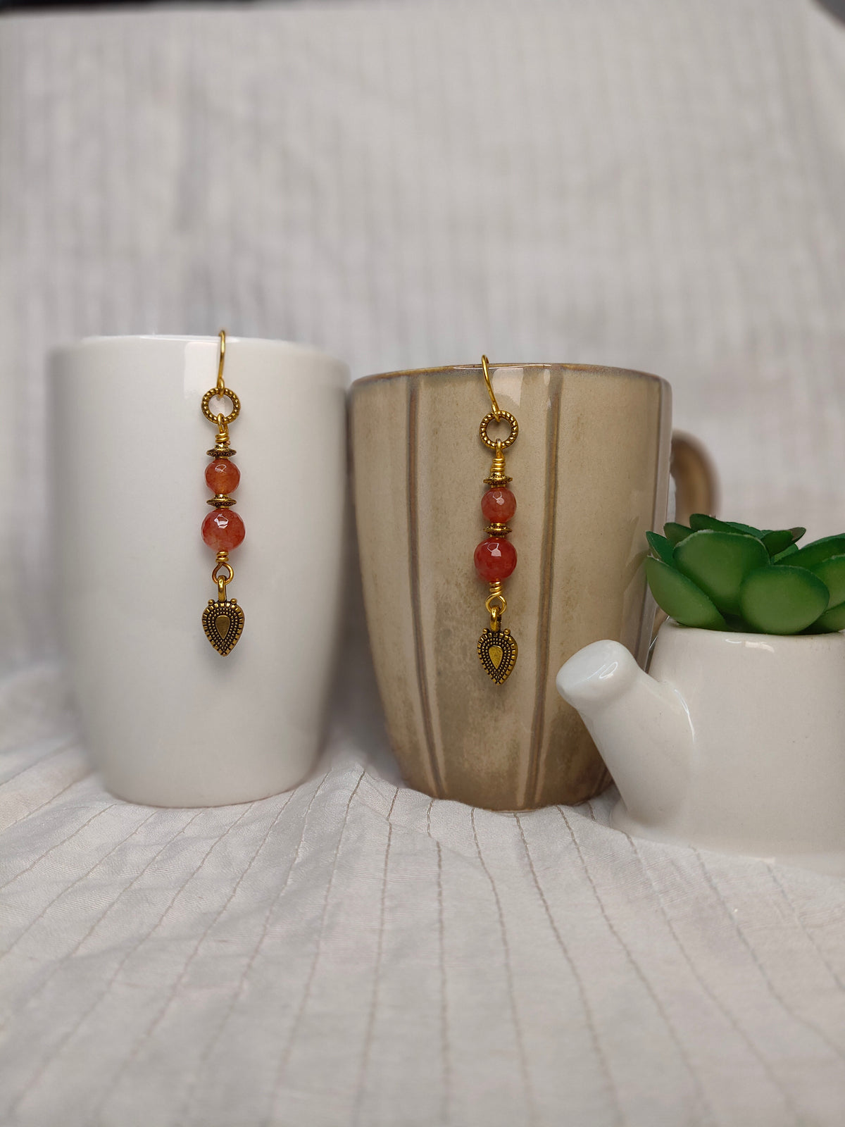 Radiant Amber Earrings