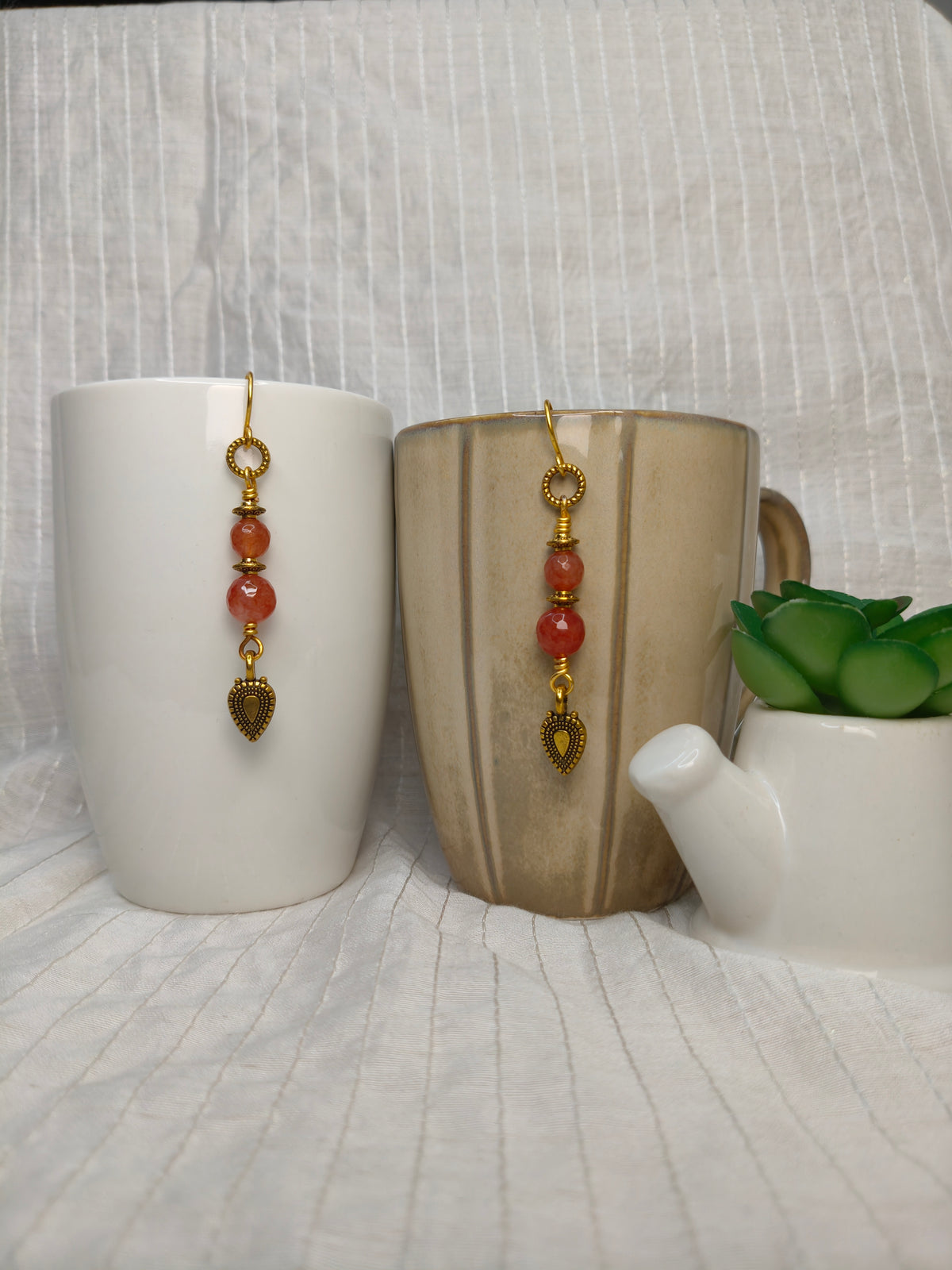 Radiant Amber Earrings
