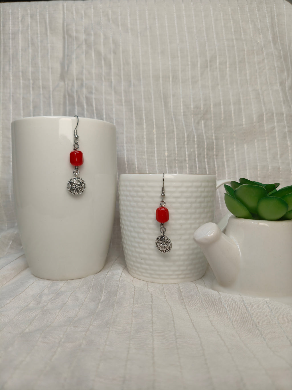 Chic Scarlet Earrings