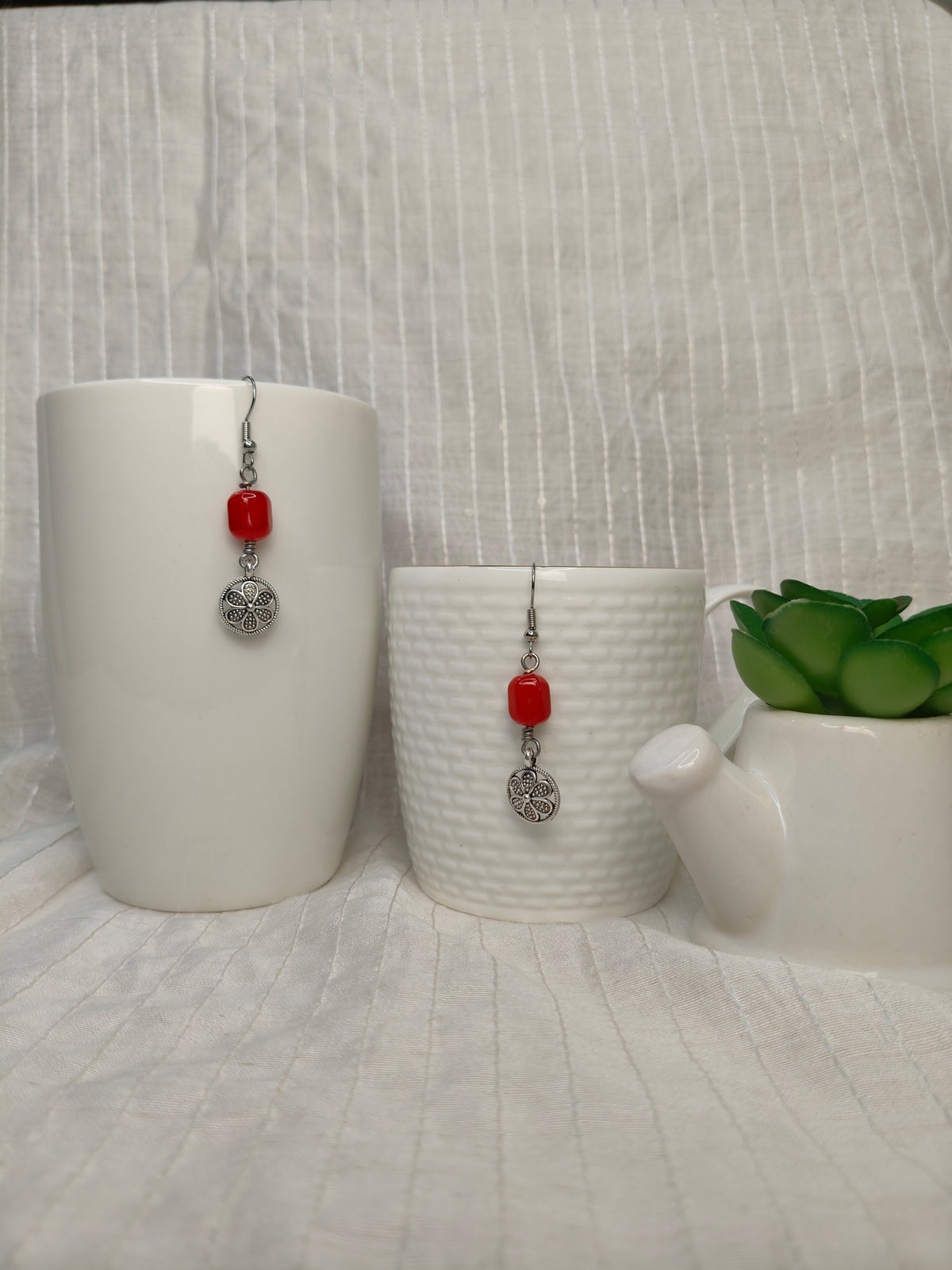 Chic Scarlet Earrings