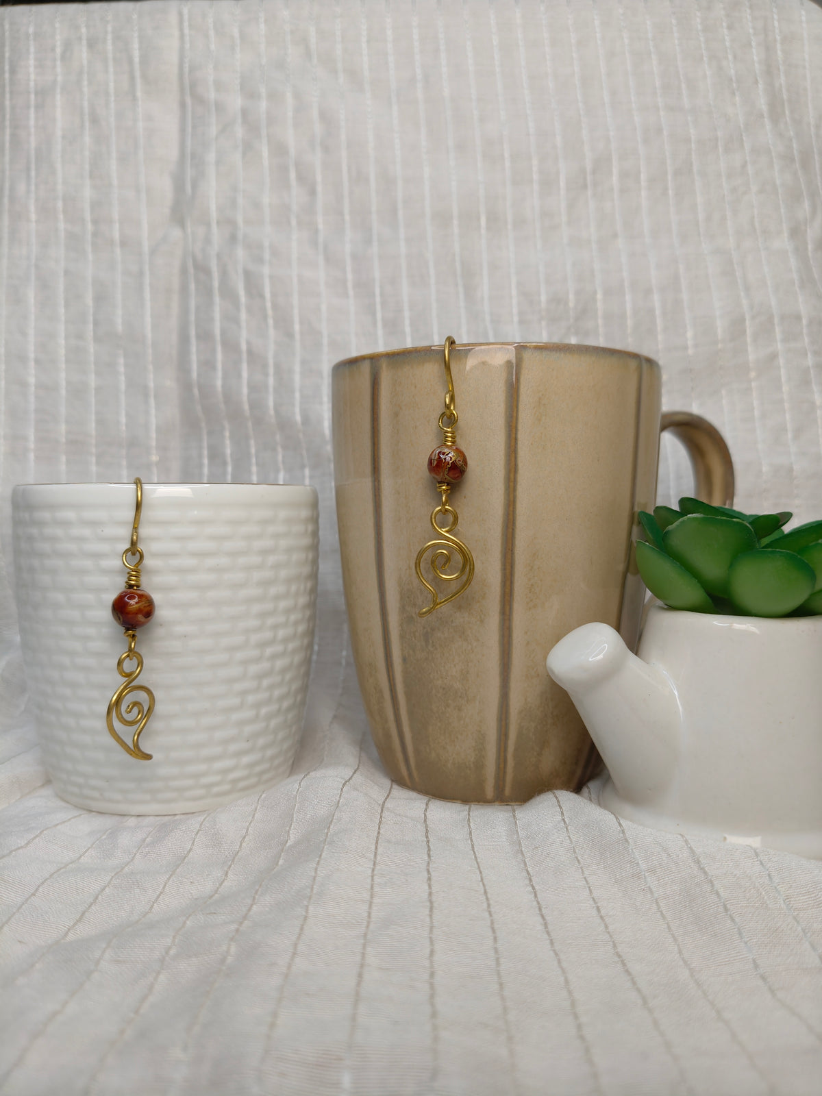 Earthy Umber Earrings