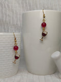 Scarlet Cheer Earrings