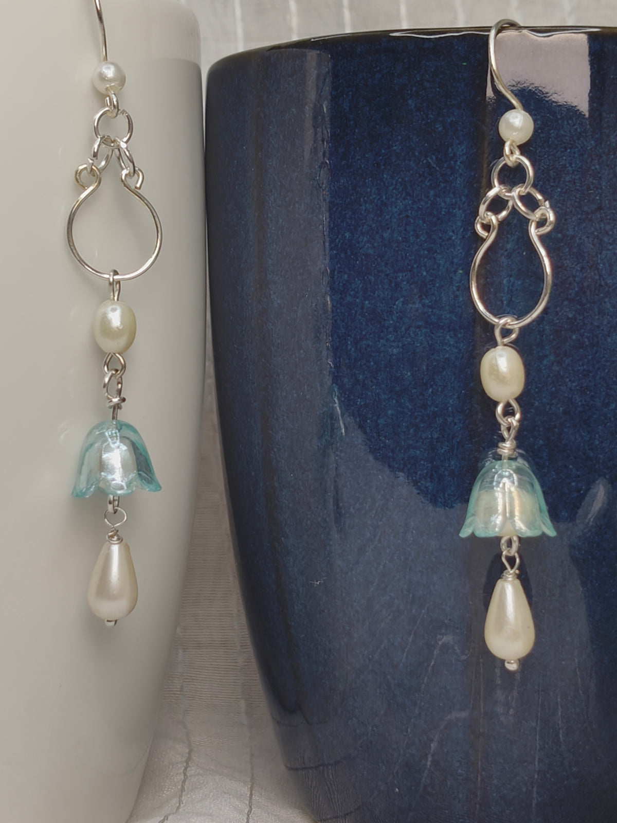 Filigree Seafoam Earrings
