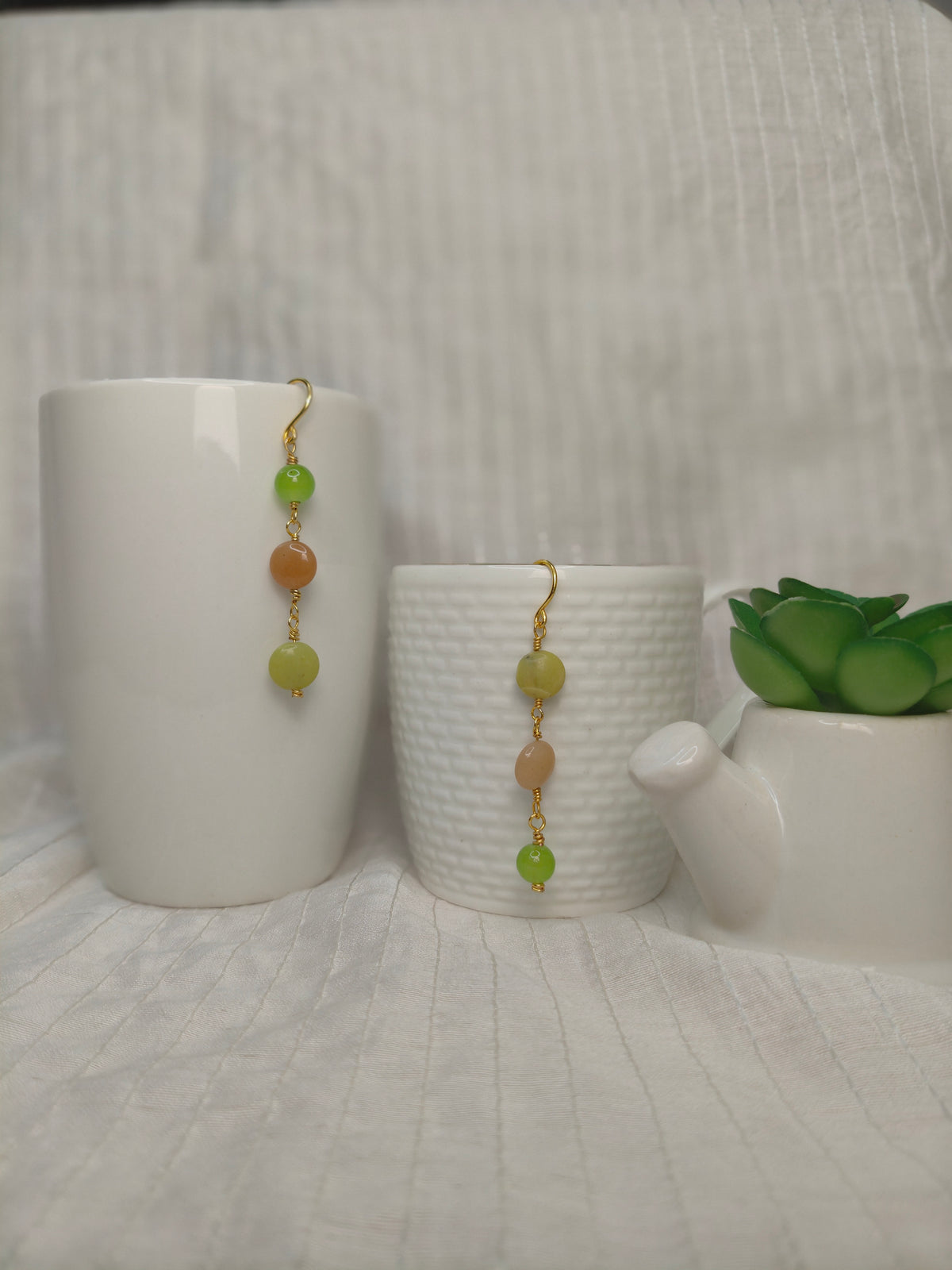Asymmetric Meadow Earrings